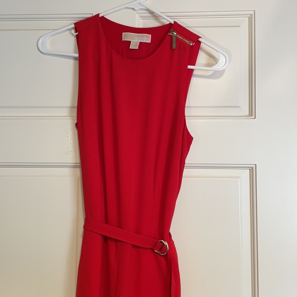 Michael Kors women’s red jumpsuit